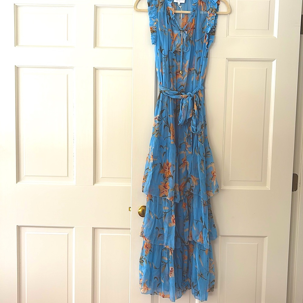Christy Lynn XS Tiger Lily maxi dress never worn mint green